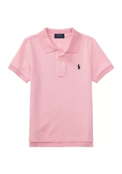 Boys 2-7 Cotton Mesh Polo Shirt