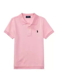 Boys 2-7 Cotton Mesh Polo Shirt