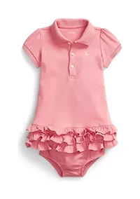 Baby Girls Ruffled Polo Dress
