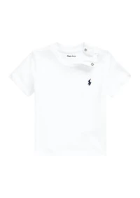 Baby Boys Cotton Jersey Crew Neck T-Shirt