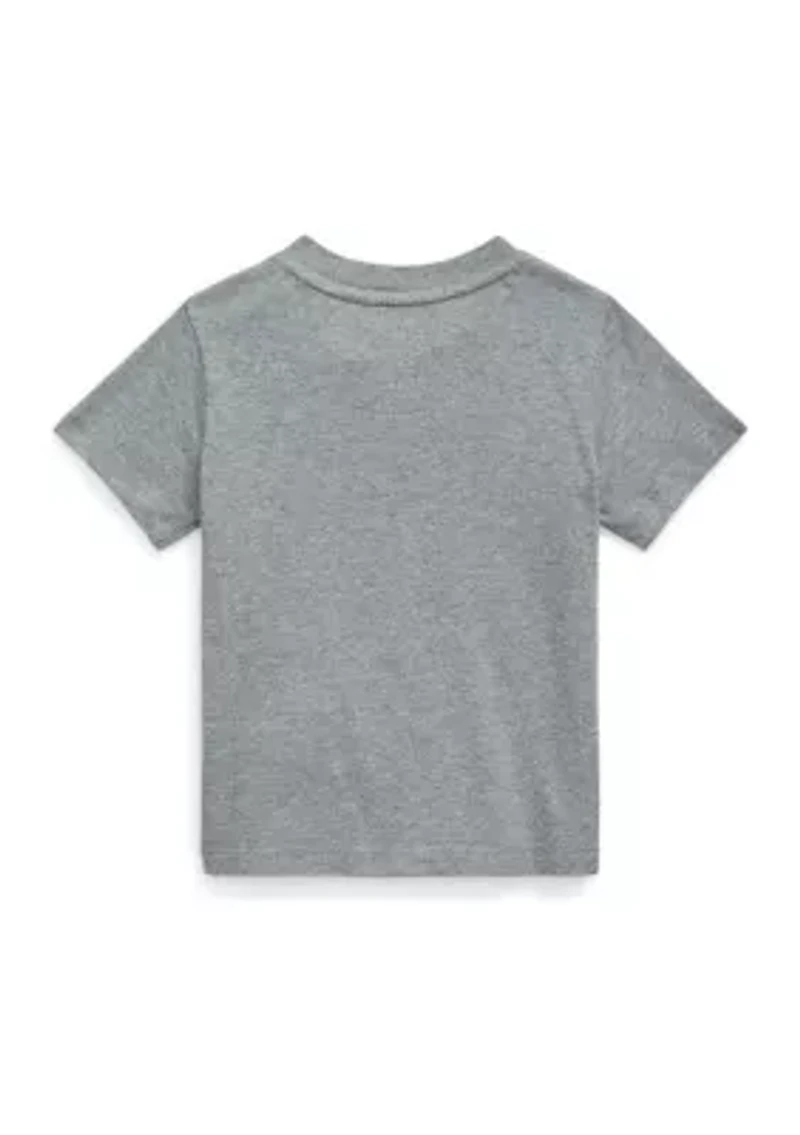 Baby Boys Cotton Jersey Crew Neck T-Shirt