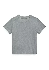 Baby Boys Cotton Jersey Crew Neck T-Shirt