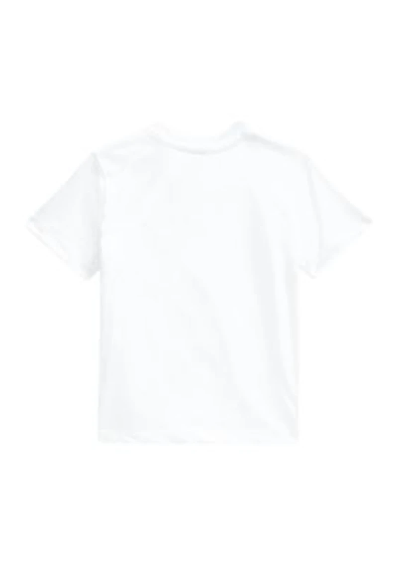 Baby Boys Cotton Jersey Crew Neck T-Shirt