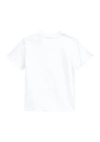 Baby Boys Cotton Jersey Crew Neck T-Shirt