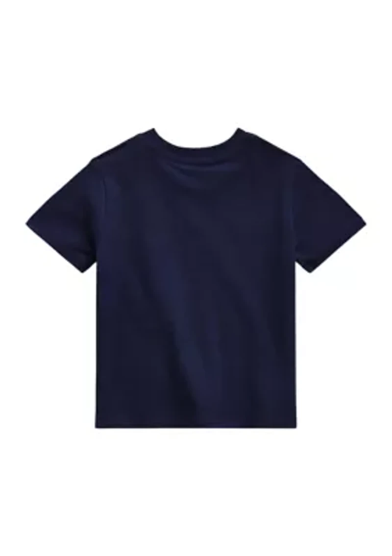 Baby Boys Cotton Jersey Crew Neck T-Shirt