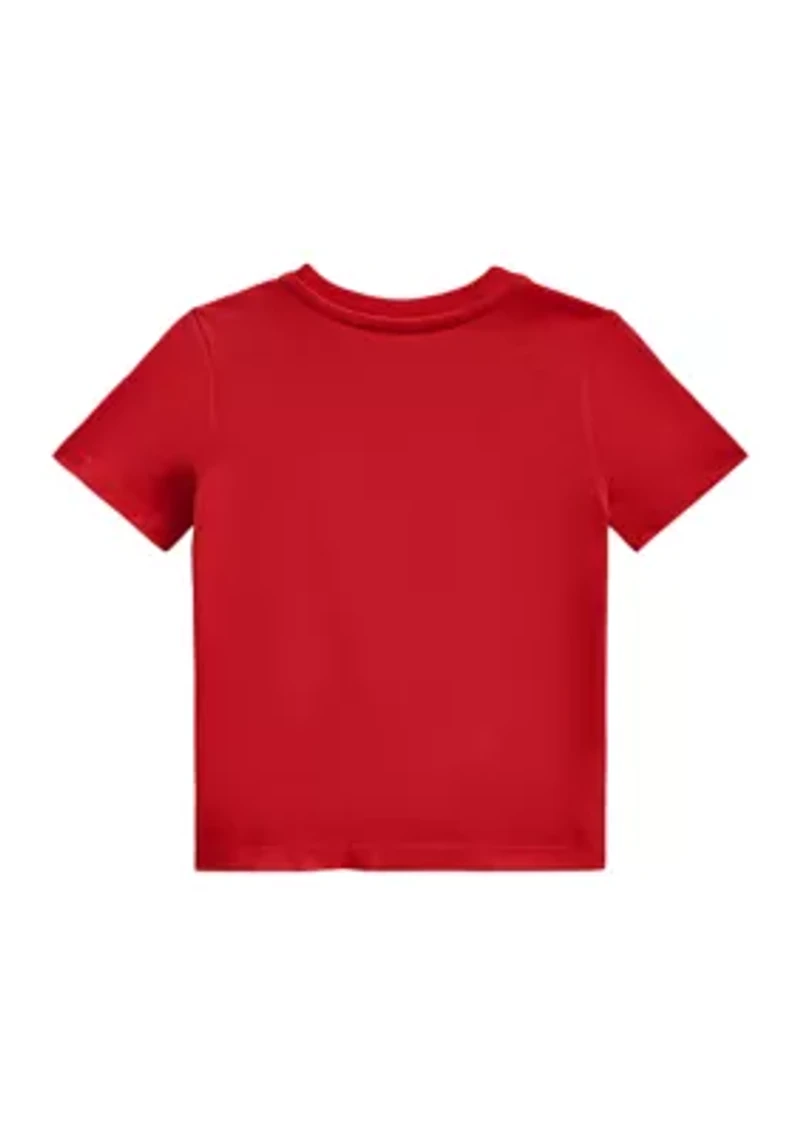 Baby Boys Cotton Jersey Crew Neck T-Shirt