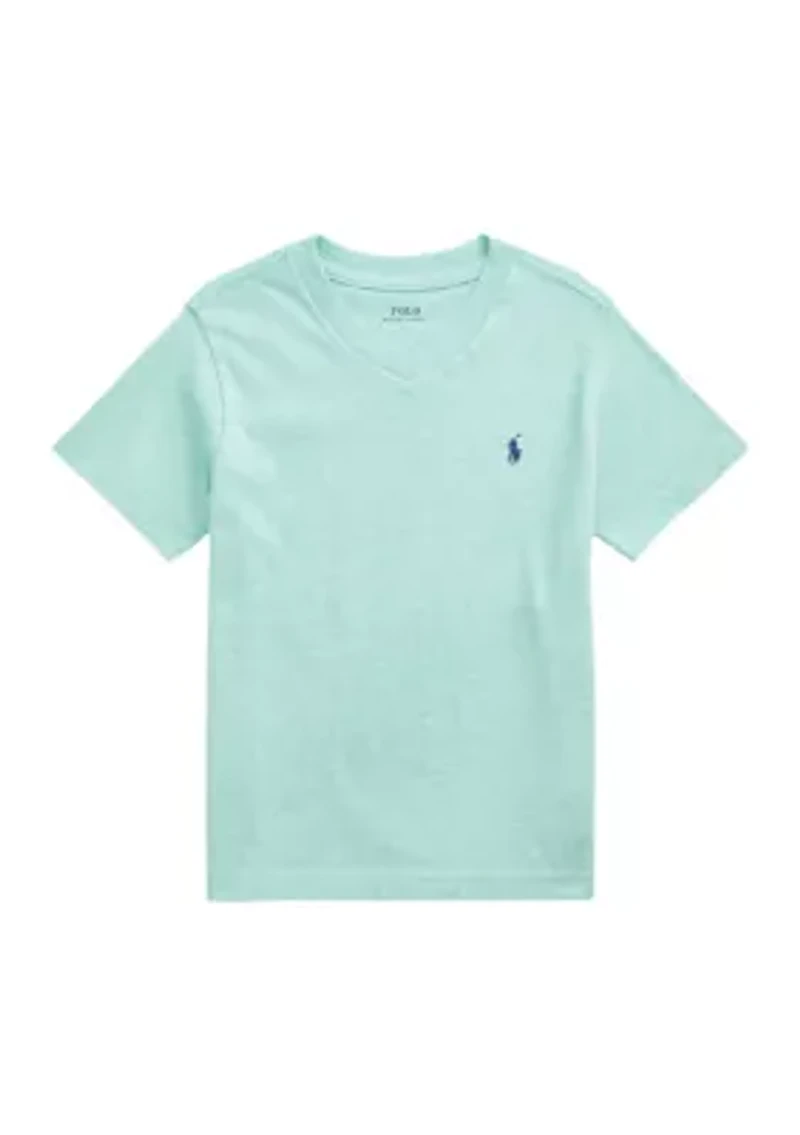 Toddler Boys Cotton Jersey V-Neck T-Shirt