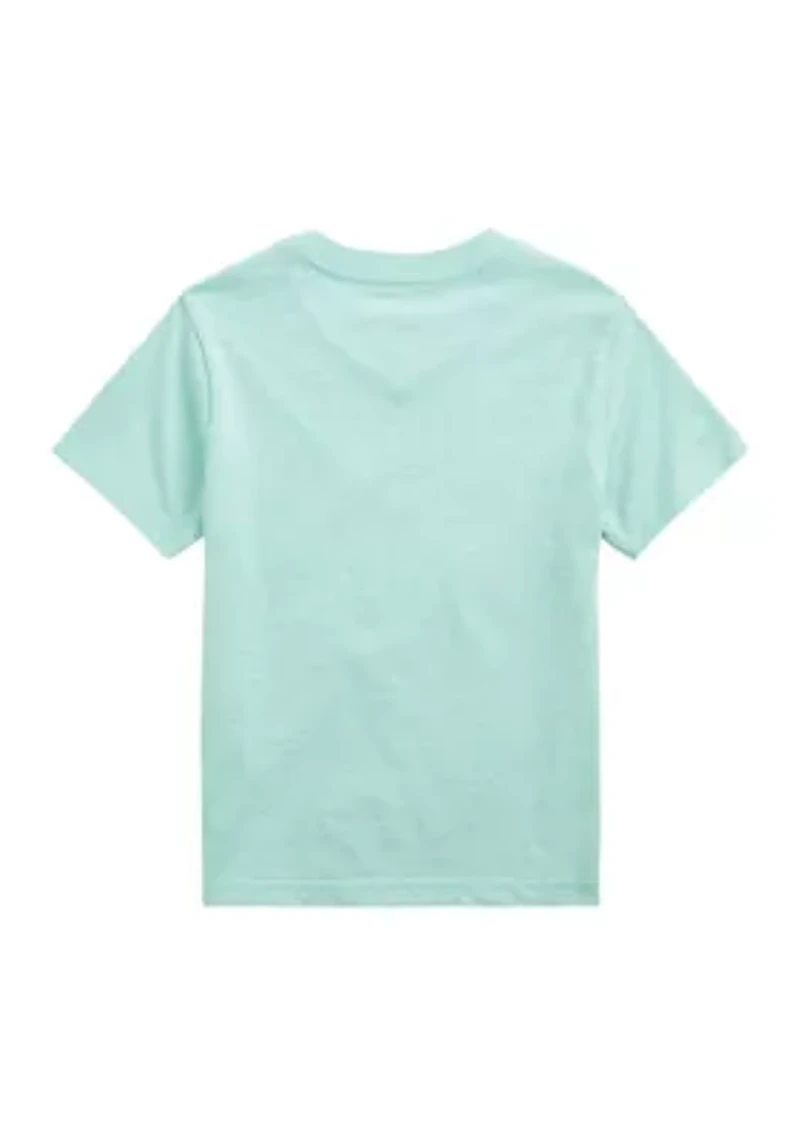 Toddler Boys Cotton Jersey V-Neck T-Shirt