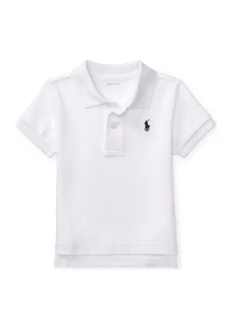 Baby Boys Cotton Interlock Polo Shirt