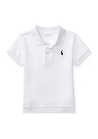 Baby Boys Cotton Interlock Polo Shirt