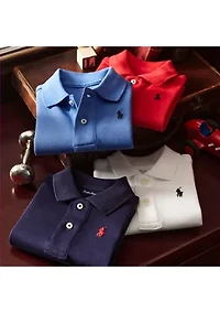 Baby Boys Cotton Interlock Polo Shirt