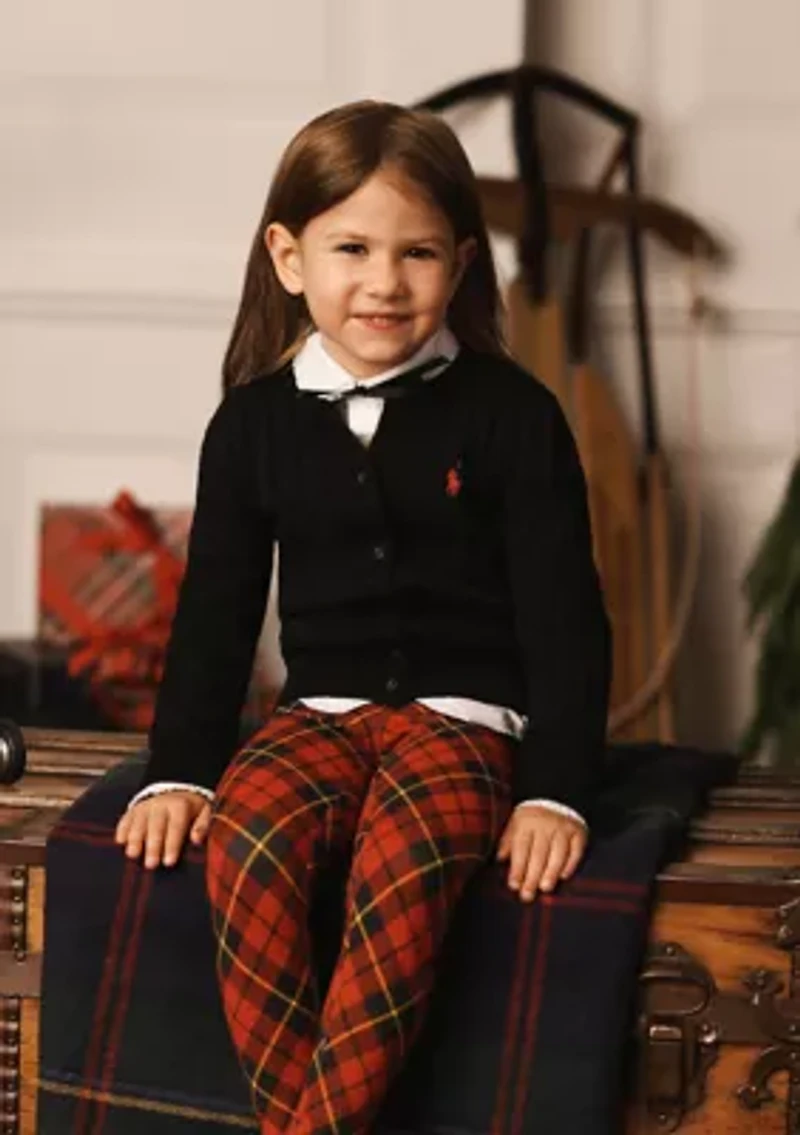 Girls 2-6x Mini Cable Cotton Cardigan