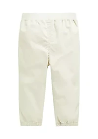 Baby Boys Cotton Twill Jogger Pants