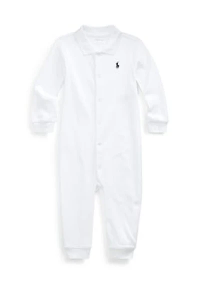 Baby Boys Long Sleeve Solid Coverall
