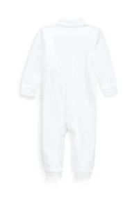 Baby Boys Long Sleeve Solid Coverall