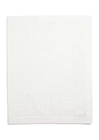 Baby Boys Pointelle Knit Organic Cotton Blanket