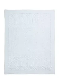 Baby Boys Pointelle Knit Organic Cotton Blanket