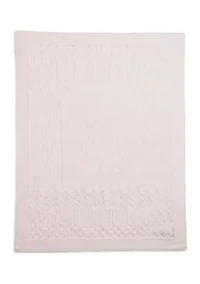 Baby Boys Pointelle Knit Organic Cotton Blanket