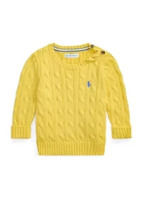 Baby Boys Cable Knit Cotton Sweater