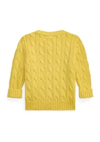 Baby Boys Cable Knit Cotton Sweater