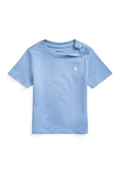 Baby Boys Cotton Jersey Crew Neck T-Shirt