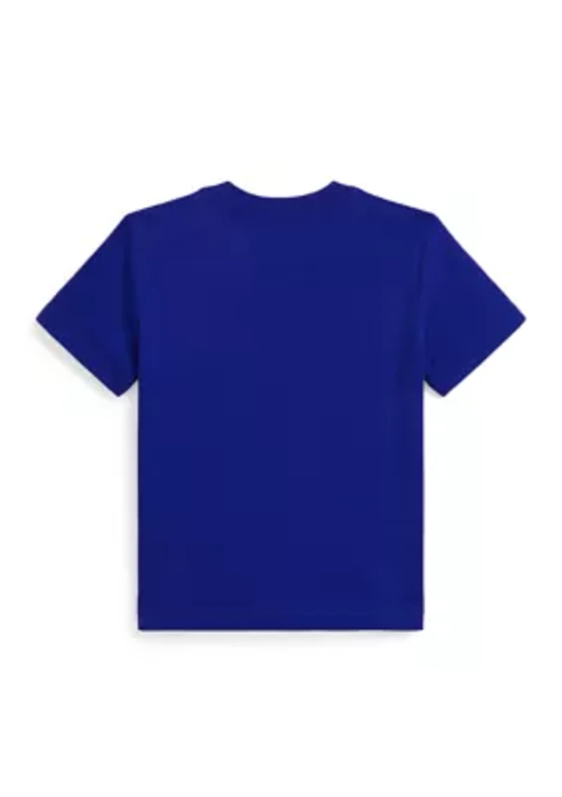 Baby Boys Cotton Jersey Crew Neck T-Shirt