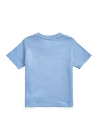 Baby Boys Cotton Jersey Crew Neck T-Shirt