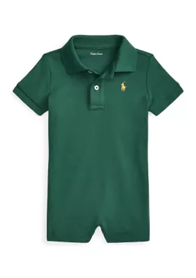 Baby Boys Soft Cotton Polo Shortall