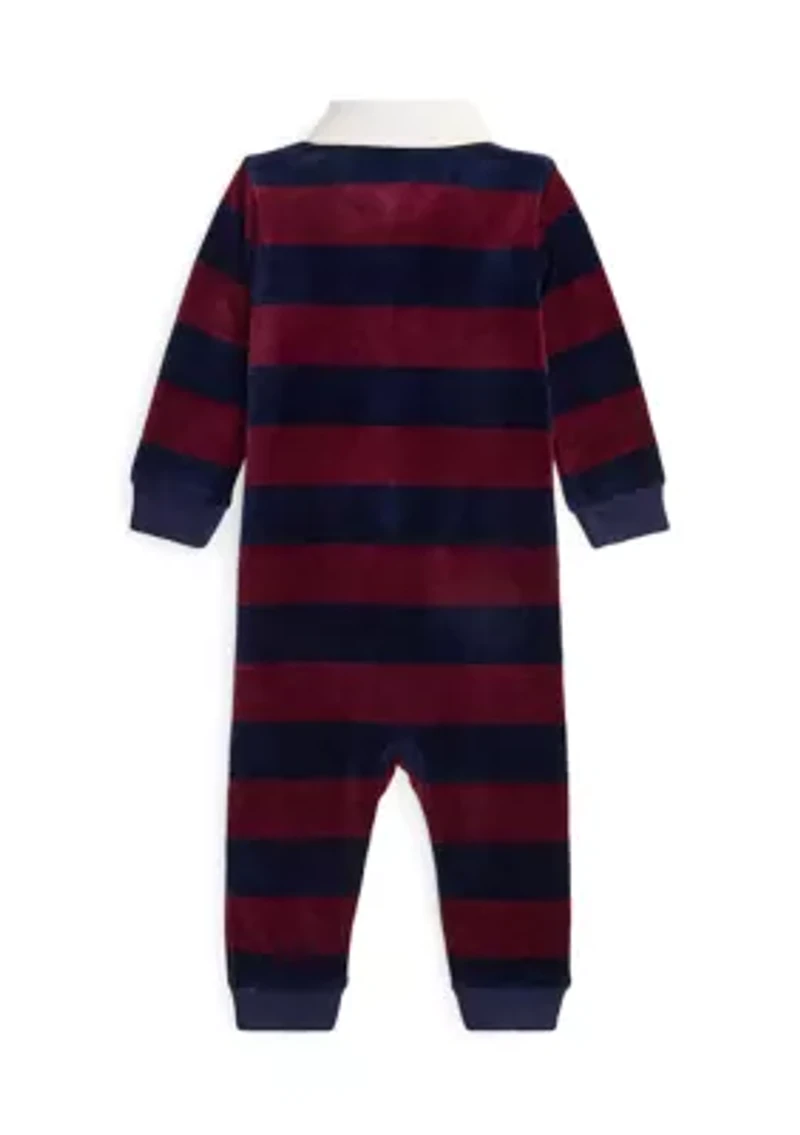 Baby Boys Logo Cotton Rugby Shirt & Chino Pant Set