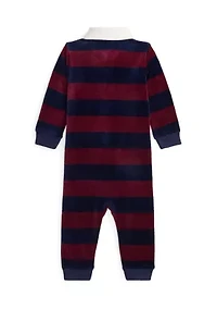 Baby Boys Logo Cotton Rugby Shirt & Chino Pant Set