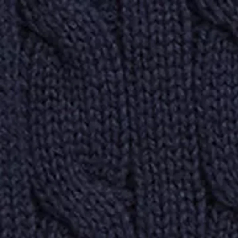 Baby Boys Cable-Knit Cotton V-Neck Cardigan