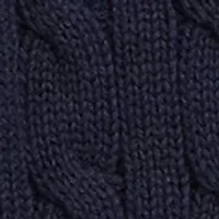 Baby Boys Cable-Knit Cotton V-Neck Cardigan