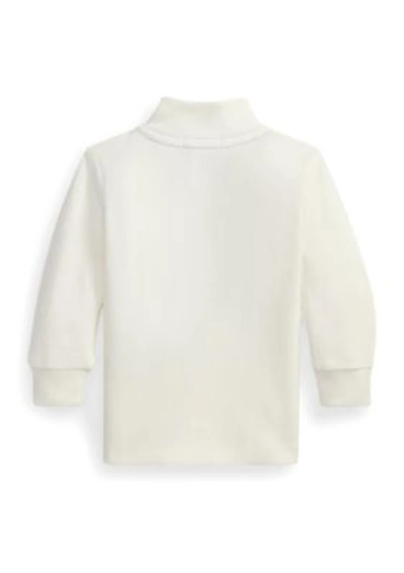 Baby Boys Estate-Rib Quarter-Zip Pullover
