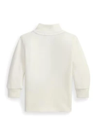 Baby Boys Estate-Rib Quarter-Zip Pullover