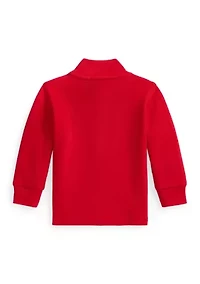 Baby Boys Estate-Rib Quarter-Zip Pullover