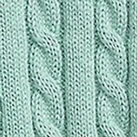 Baby Girl Mini-Cable Cotton Cardigan