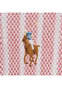 Belted Oxford Mesh Polo Dress & Bloomer