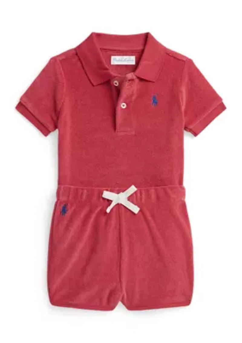Baby Boy Terry Polo Shirt & Short