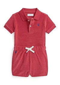 Baby Boy Terry Polo Shirt & Short