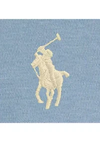 Baby Boy Cotton Interlock Footed Coverall