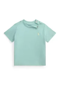 Baby Boy Cotton Jersey Crewneck Tee