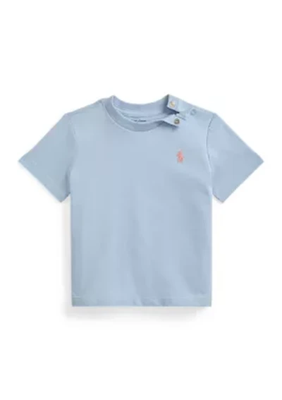 Baby Boy Cotton Jersey Crewneck Tee
