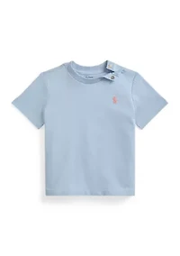 Baby Boy Cotton Jersey Crewneck Tee