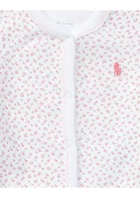 Baby Girls Floral Cotton Coverall