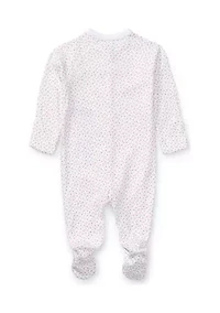 Baby Girls Floral Cotton Coverall