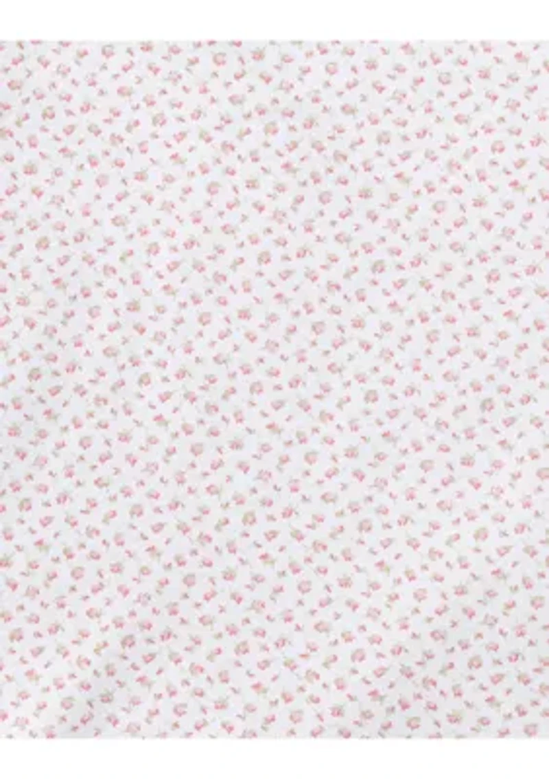 Floral Print Cotton Blanket