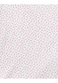 Floral Print Cotton Blanket