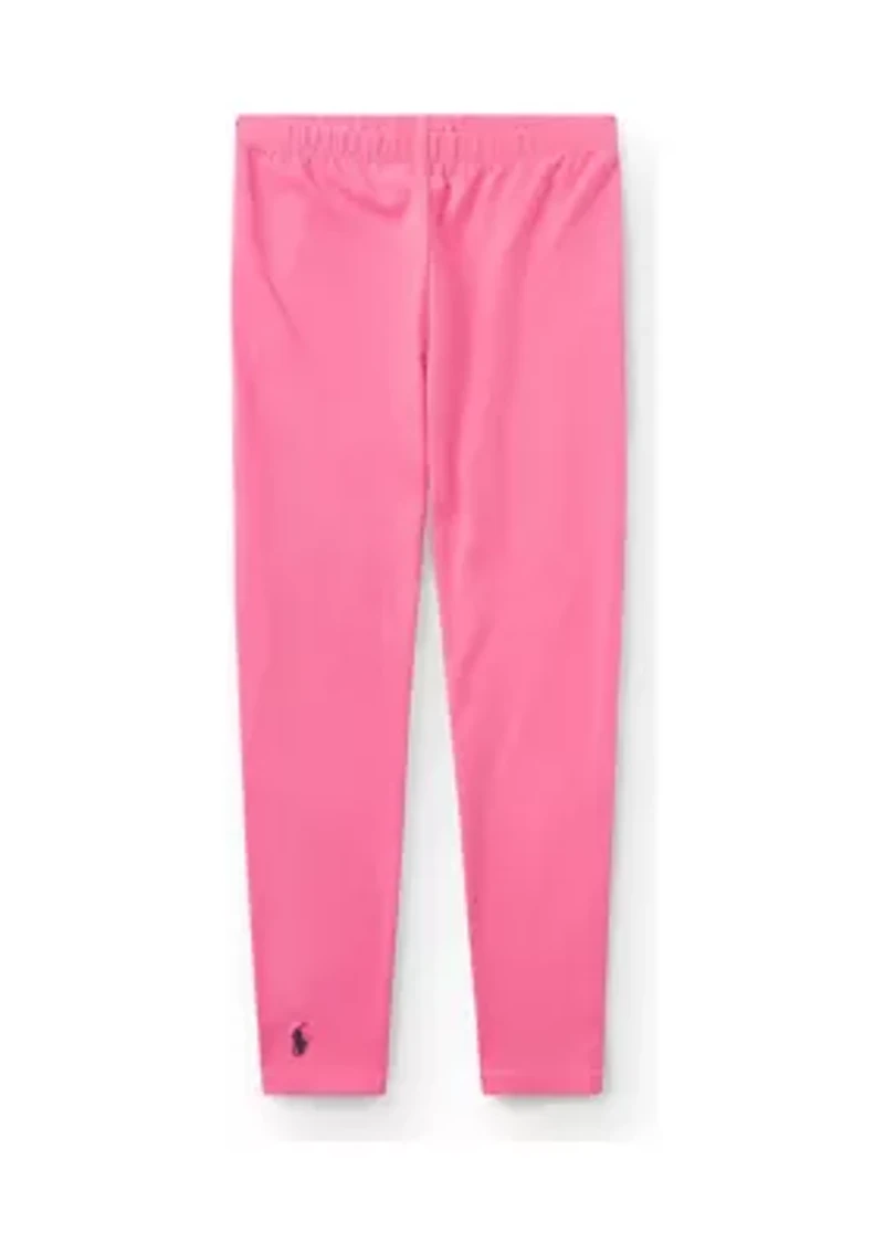 Baby Girls Stretch Cotton Jersey Leggings
