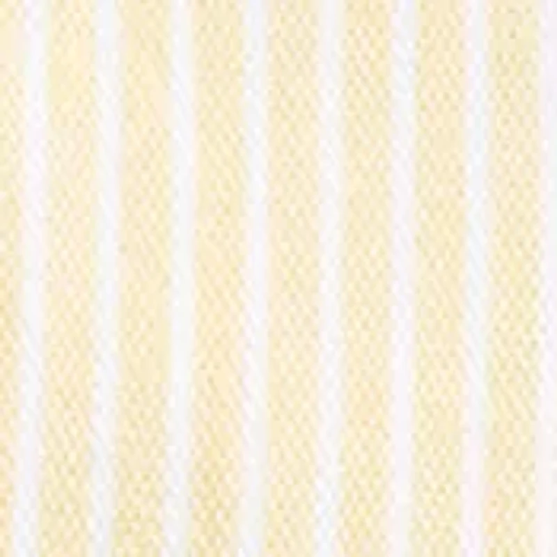 Baby Girls Striped Knit Oxford Dress