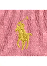 Baby Girls Cotton Interlock Polo Bubble Shortalls